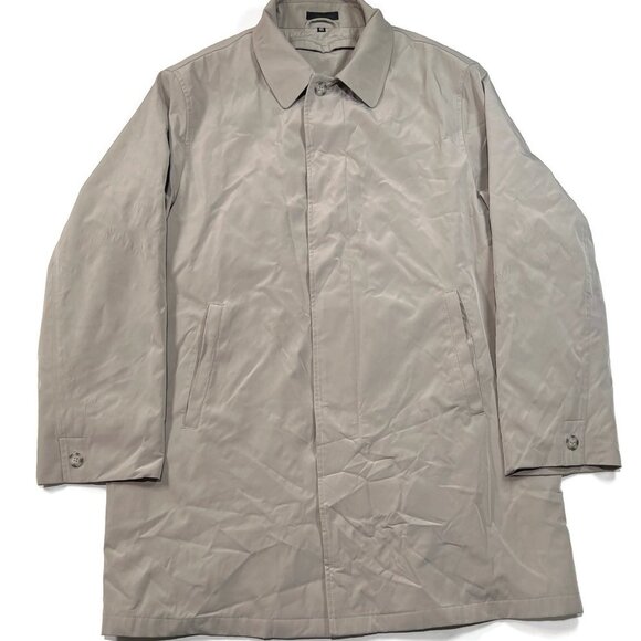 Calvin Klein Overcoat Mens 40 S Removable Quilted Lining Jacket Trench Coat - Picture 1 of 14